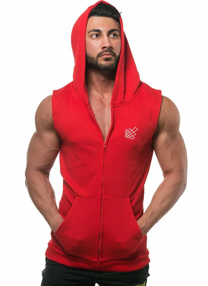 New Men's Zipper Hooded Solid Color Cardigan Sweater - Bellarte Enchanté New Men's Zipper Hooded Solid Color Cardigan Sweater