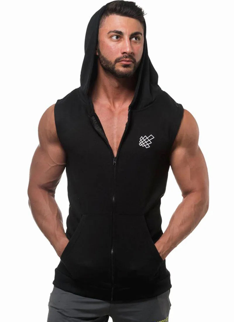 New Men's Zipper Hooded Solid Color Cardigan Sweater - Bellarte Enchanté New Men's Zipper Hooded Solid Color Cardigan Sweater