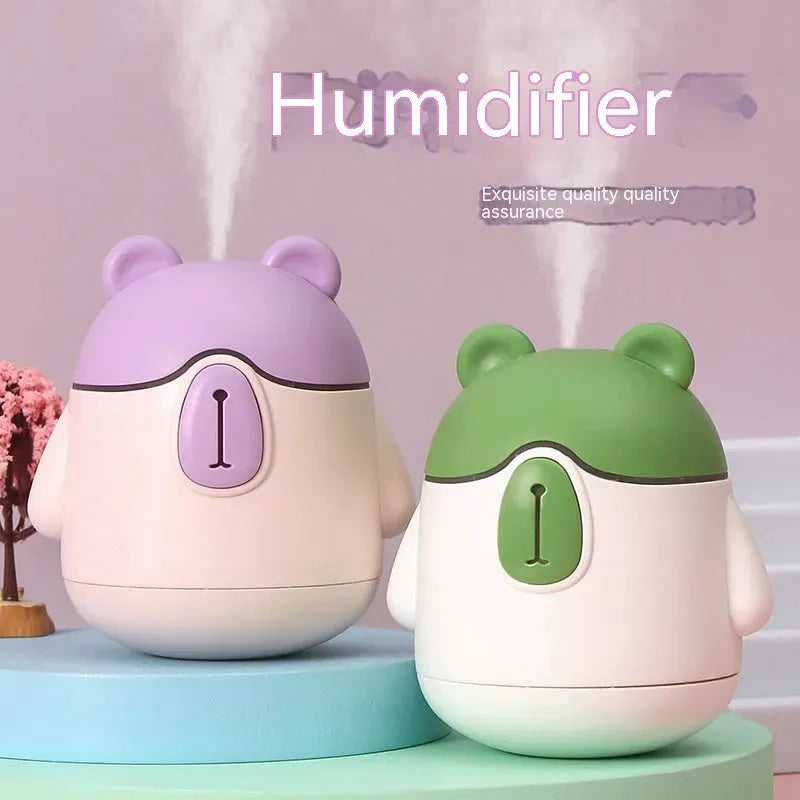 New Mini Small Desktop Han Female Bear Humidifier Cute Pet Cartoon Cute - Bellarte Enchanté New Mini Small Desktop Han Female Bear Humidifier Cute Pet Cartoon Cute