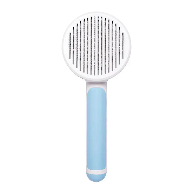 New Pet Cat Brush Hot Selling Hand-held Steel Wire Self-cleaning Comb Looper For Hair Removal - Bellarte Enchanté New Pet Cat Brush Hot Selling Hand-held Steel Wire Self-cleaning Comb Looper For Hair Removal