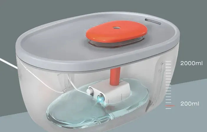 New Pet Water Dispenser LED Visual Automatic Drinking Bowl - Bellarte Enchanté New Pet Water Dispenser LED Visual Automatic Drinking Bowl