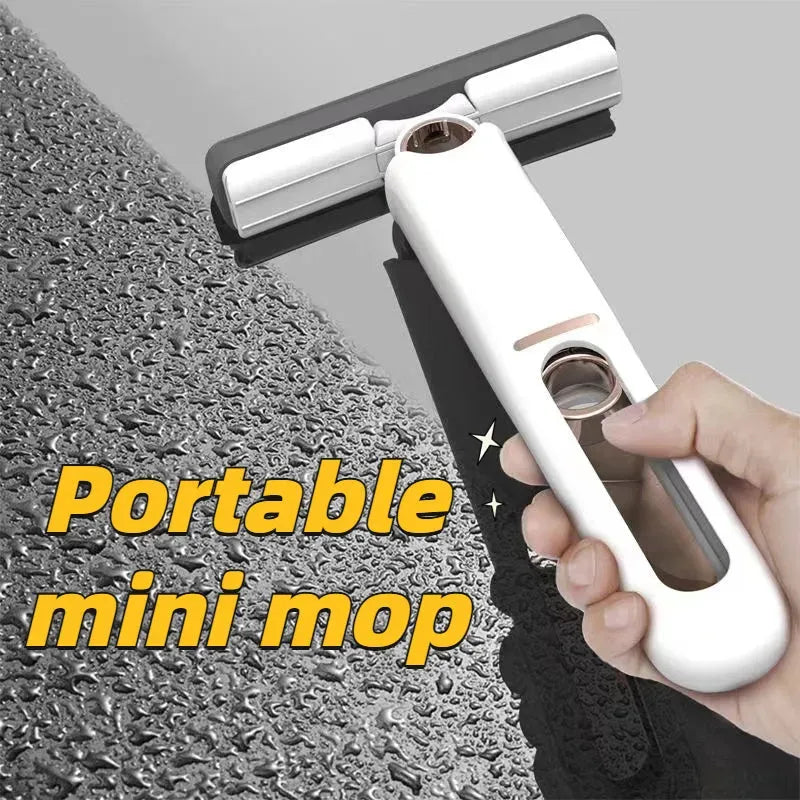 New Portable Self-NSqueeze Mini Mop, Lazy Hand Wash-Free Strong Absorbent Mop Multifunction Portable Squeeze Cleaning Mop Desk Window Glass Cleaner Kitchen Car Sponge Cleaning Mop Home Cleaning Tools - Bellarte Enchanté New Portable Self-NSqueeze Mini Mop, Lazy Hand Wash-Free Strong Absorbent Mop Multifunction Portable Squeeze Cleaning Mop Desk Window Glass Cleaner Kitchen Car Sponge Cleaning Mop Home Cleaning Tools