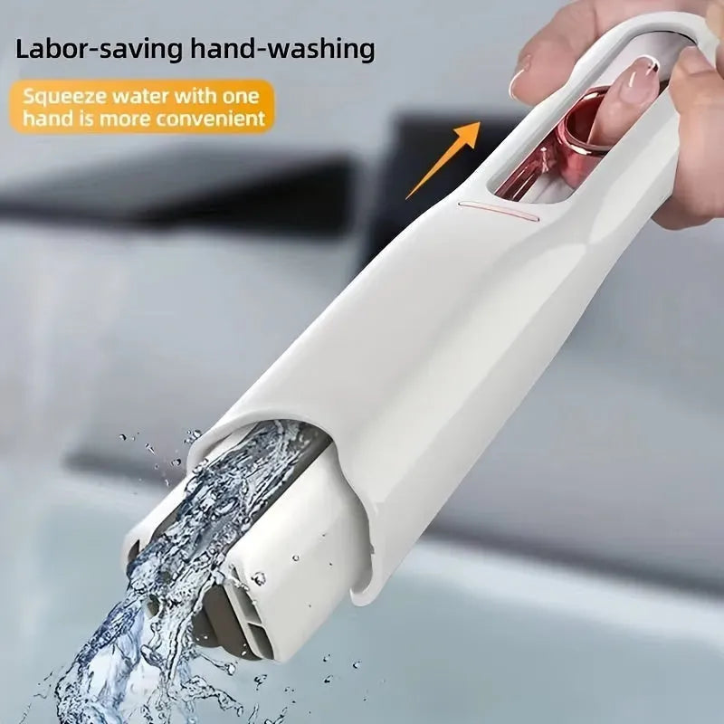 New Portable Self-NSqueeze Mini Mop, Lazy Hand Wash-Free Strong Absorbent Mop Multifunction Portable Squeeze Cleaning Mop Desk Window Glass Cleaner Kitchen Car Sponge Cleaning Mop Home Cleaning Tools - Bellarte Enchanté New Portable Self-NSqueeze Mini Mop, Lazy Hand Wash-Free Strong Absorbent Mop Multifunction Portable Squeeze Cleaning Mop Desk Window Glass Cleaner Kitchen Car Sponge Cleaning Mop Home Cleaning Tools