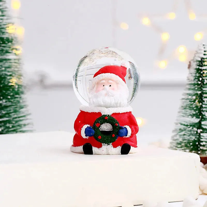 New Santa Claus Crystal Ball With Lights - Bellarte Enchanté New Santa Claus Crystal Ball With Lights