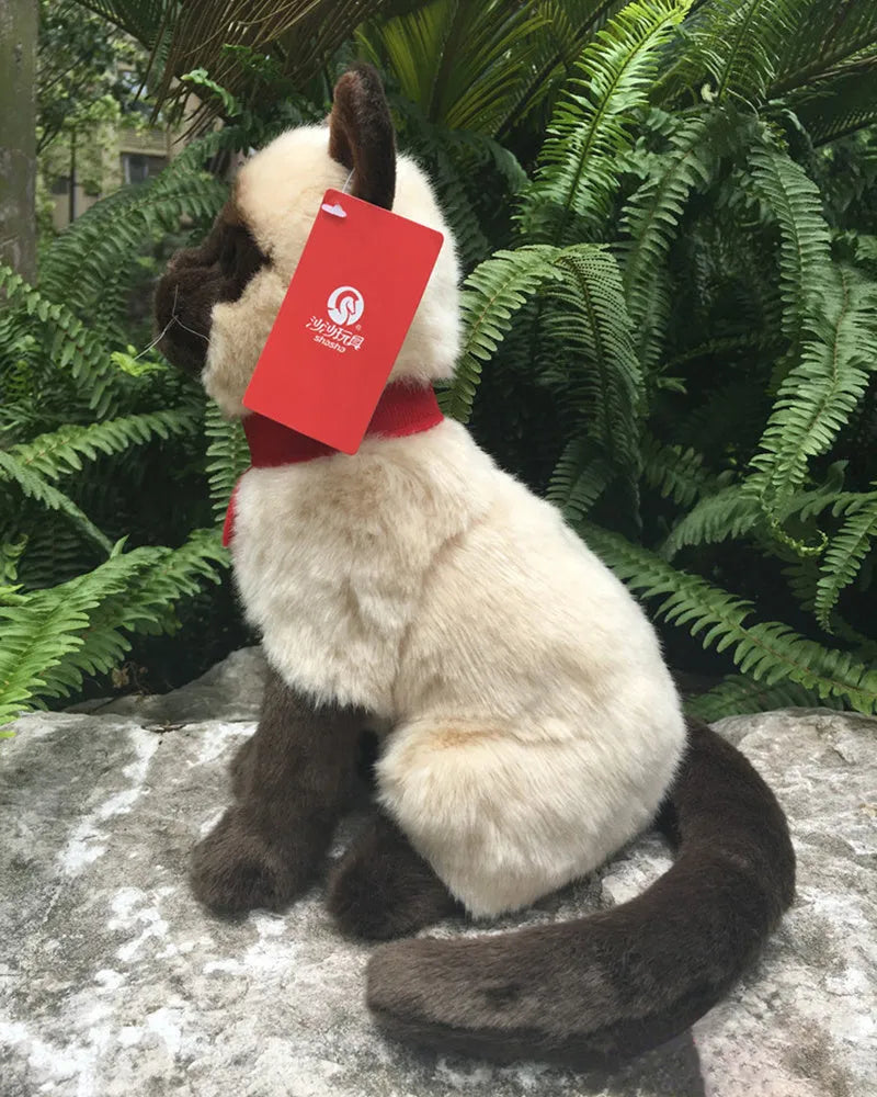 New Siamese Cat Doll Plush Toy Simulation - Bellarte Enchanté New Siamese Cat Doll Plush Toy Simulation