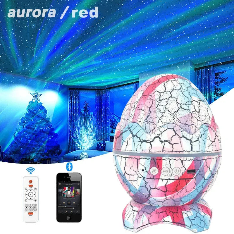 New Star Light Crack Translucent Dinosaur Egg Water Ripple USB Projection Night Light Home Decor - Bellarte Enchanté New Star Light Crack Translucent Dinosaur Egg Water Ripple USB Projection Night Light Home Decor