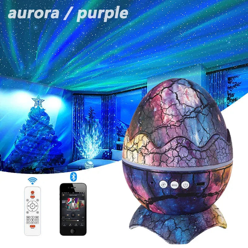 New Star Light Crack Translucent Dinosaur Egg Water Ripple USB Projection Night Light Home Decor - Bellarte Enchanté New Star Light Crack Translucent Dinosaur Egg Water Ripple USB Projection Night Light Home Decor