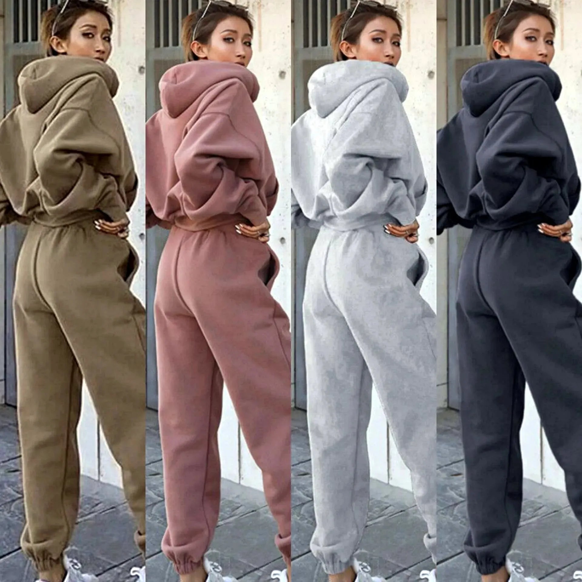 New Style Autumn And Winter Women's New Casual Hoodie Coat Sports Suit - Bellarte Enchanté New Style Autumn And Winter Women's New Casual Hoodie Coat Sports Suit