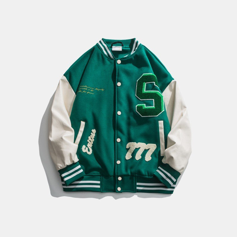New Style Baseball Uniform Men's And Women's Jackets Couple Jackets - Bellarte Enchanté New Style Baseball Uniform Men's And Women's Jackets Couple Jackets