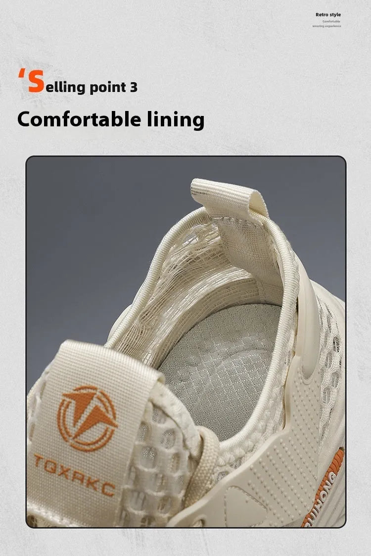 New Summer Mesh Shoes Men's Breathable Lightweight Sneaker - Bellarte Enchanté New Summer Mesh Shoes Men's Breathable Lightweight Sneaker