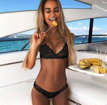 New swimwear solid color knit stitching AliExpress new BIKINI swimsuit bikini swimsuit - Bellarte Enchanté New swimwear solid color knit stitching AliExpress new BIKINI swimsuit bikini swimsuit