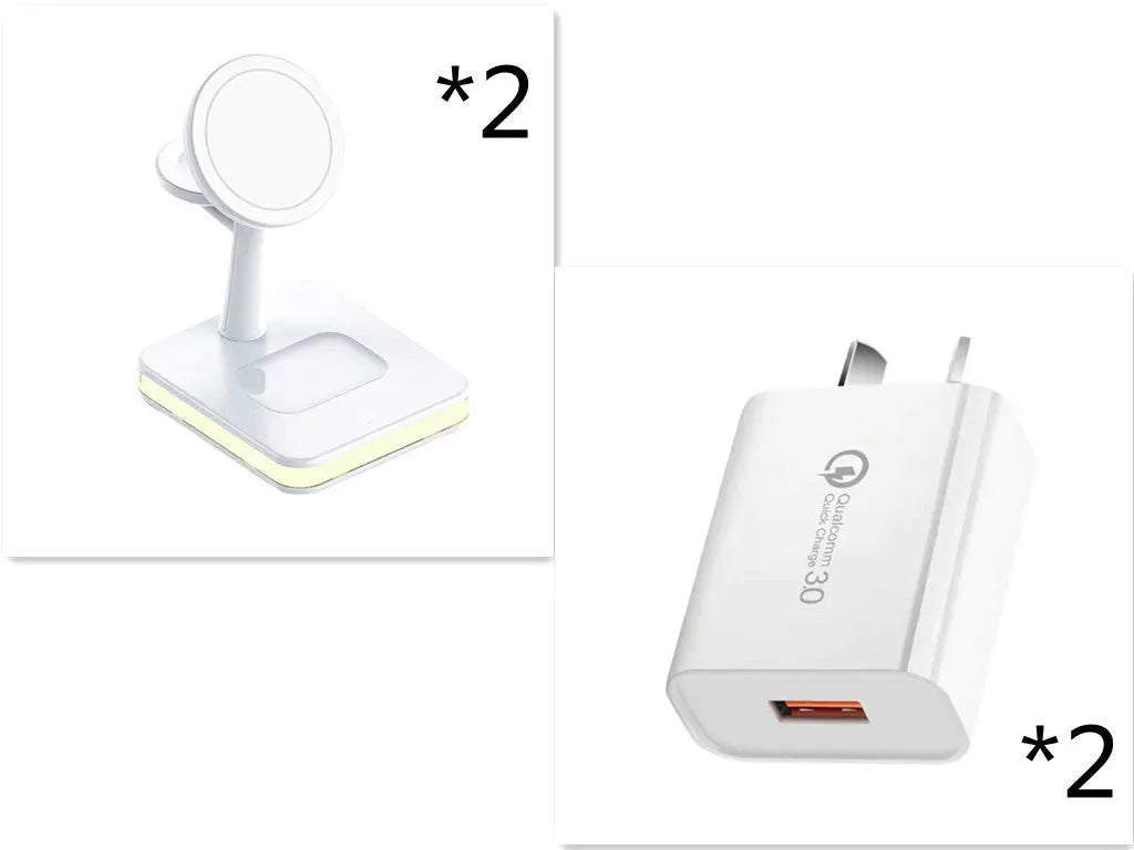 New Three-in-one Wireless Charger Magnetic Bracket - Bellarte Enchanté New Three-in-one Wireless Charger Magnetic Bracket