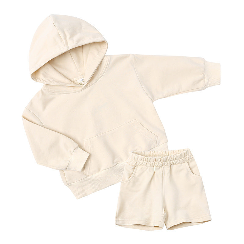 New Two-piece Children's Long-sleeved Sweater Shorts - Bellarte Enchanté New Two-piece Children's Long-sleeved Sweater Shorts