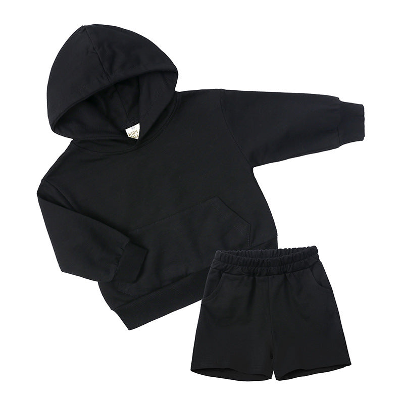 New Two-piece Children's Long-sleeved Sweater Shorts - Bellarte Enchanté New Two-piece Children's Long-sleeved Sweater Shorts