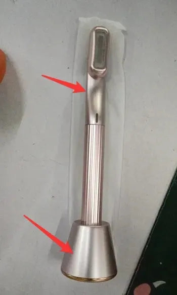 New Upgraded 360 Degrees Rotary Eye Massage Therapeutic Warmth Face Massage Red LED Light 5-in-1 Skincare Tool Wand - Bellarte Enchanté New Upgraded 360 Degrees Rotary Eye Massage Therapeutic Warmth Face Massage Red LED Light 5-in-1 Skincare Tool Wand