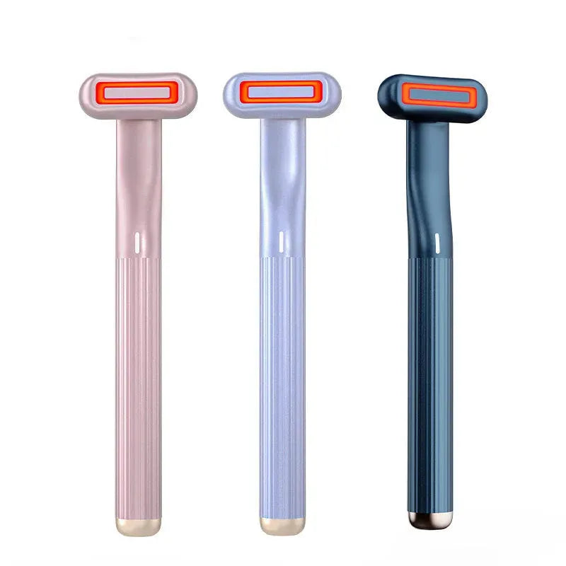 New Upgraded 360 Degrees Rotary Eye Massage Therapeutic Warmth Face Massage Red LED Light 5-in-1 Skincare Tool Wand - Bellarte Enchanté New Upgraded 360 Degrees Rotary Eye Massage Therapeutic Warmth Face Massage Red LED Light 5-in-1 Skincare Tool Wand
