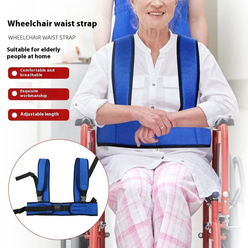 New Wheelchair Waist Girdling Band Mesh Breathable Elderly Wheelchair Anti-fall Azimuth Support Fixed Protecting Band - Bellarte Enchanté New Wheelchair Waist Girdling Band Mesh Breathable Elderly Wheelchair Anti-fall Azimuth Support Fixed Protecting Band