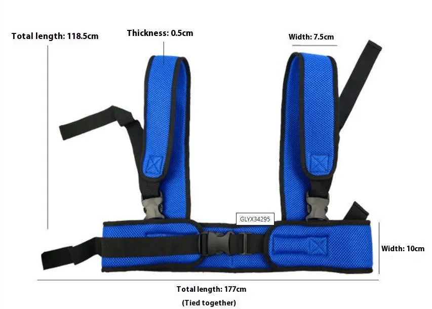 New Wheelchair Waist Girdling Band Mesh Breathable Elderly Wheelchair Anti-fall Azimuth Support Fixed Protecting Band - Bellarte Enchanté New Wheelchair Waist Girdling Band Mesh Breathable Elderly Wheelchair Anti-fall Azimuth Support Fixed Protecting Band