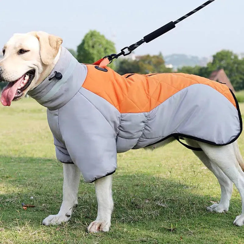 New Winter Dog Coat Waterproof Pet Clothes For Medum Large Dogs Warm Thicken Dog Vest Custome Labrador Jacket - Bellarte Enchanté New Winter Dog Coat Waterproof Pet Clothes For Medum Large Dogs Warm Thicken Dog Vest Custome Labrador Jacket