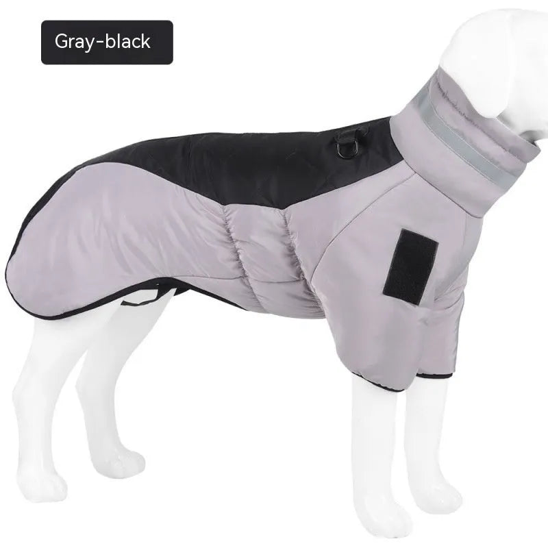 New Winter Dog Coat Waterproof Pet Clothes For Medum Large Dogs Warm Thicken Dog Vest Custome Labrador Jacket - Bellarte Enchanté New Winter Dog Coat Waterproof Pet Clothes For Medum Large Dogs Warm Thicken Dog Vest Custome Labrador Jacket
