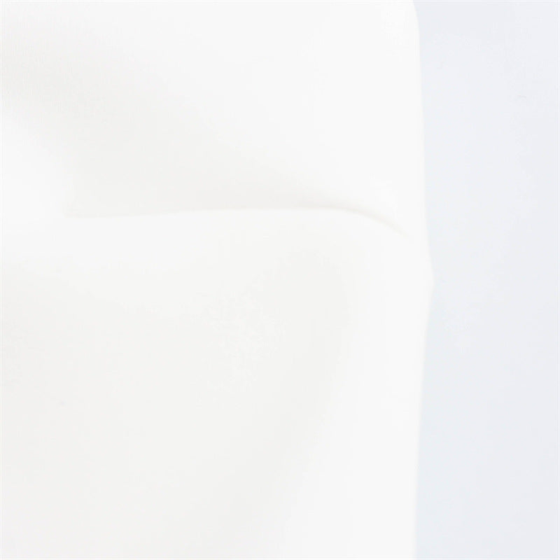 New Women's Fashion White Sleeveless Short Frill Dress - Bellarte Enchanté New Women's Fashion White Sleeveless Short Frill Dress