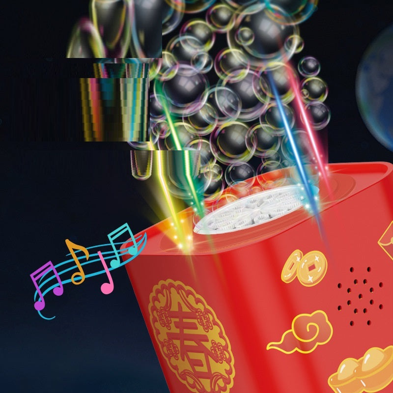 New Year Gift Christmas Fireworks Bubble Machine Year - Bellarte Enchanté New Year Gift Christmas Fireworks Bubble Machine Year