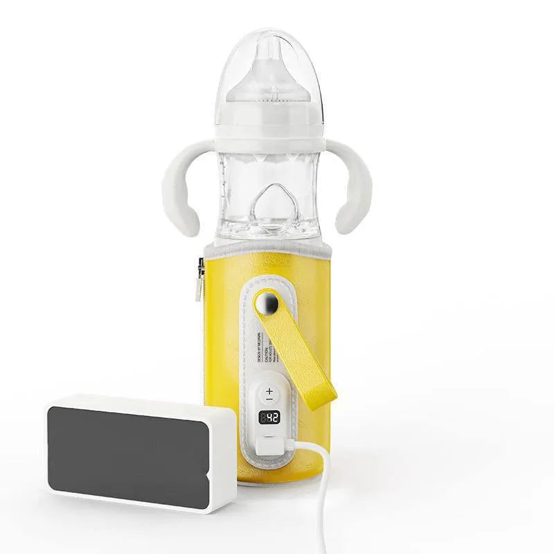 Newborn Baby's Heating And Insulation Milk Bottle Display Temperature Adjustment - Bellarte Enchanté Newborn Baby's Heating And Insulation Milk Bottle Display Temperature Adjustment