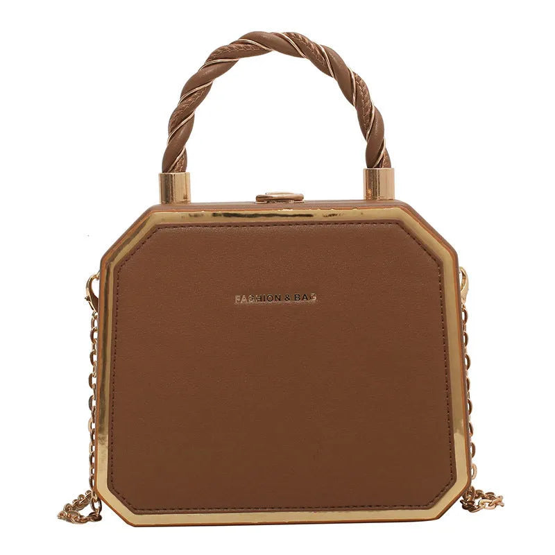 Niche Design Chain Bag Fashion One Shoulder Tote Box Bag - Bellarte Enchanté Niche Design Chain Bag Fashion One Shoulder Tote Box Bag