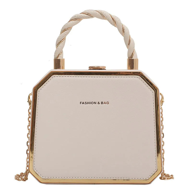 Niche Design Chain Bag Fashion One Shoulder Tote Box Bag - Bellarte Enchanté Niche Design Chain Bag Fashion One Shoulder Tote Box Bag