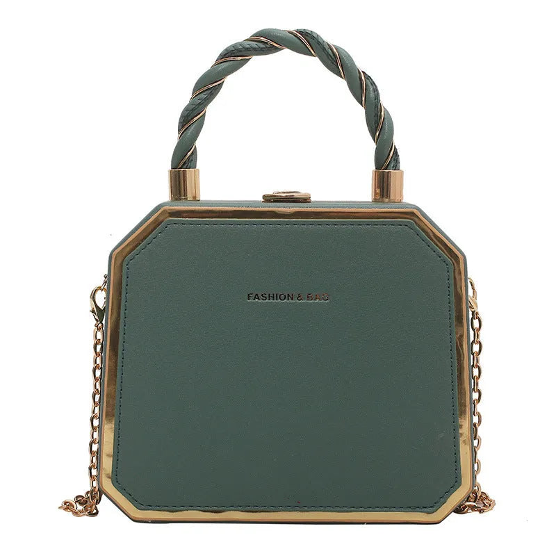 Niche Design Chain Bag Fashion One Shoulder Tote Box Bag - Bellarte Enchanté Niche Design Chain Bag Fashion One Shoulder Tote Box Bag