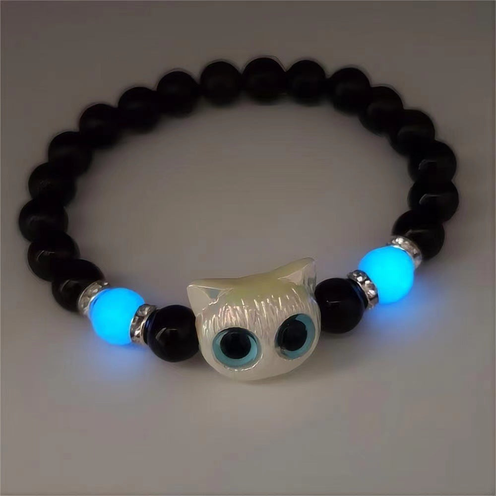 Night Luminous Original Cute Cheese Cute Kitty Bracelet - Bellarte Enchanté Night Luminous Original Cute Cheese Cute Kitty Bracelet