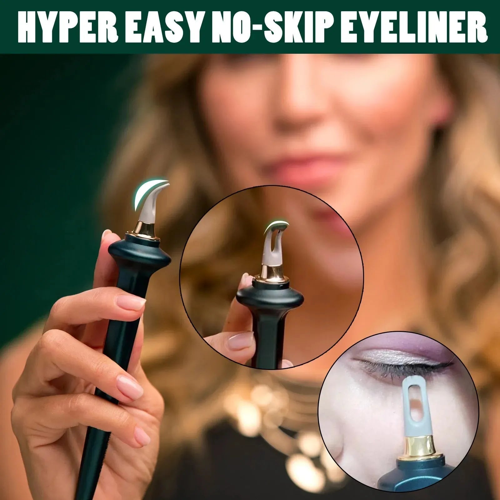 No-Skip Eyeliner Reusable Silicone Eyeliner Guide Tools Eyeliner Gel Pencil Set - Bellarte Enchanté No-Skip Eyeliner Reusable Silicone Eyeliner Guide Tools Eyeliner Gel Pencil Set