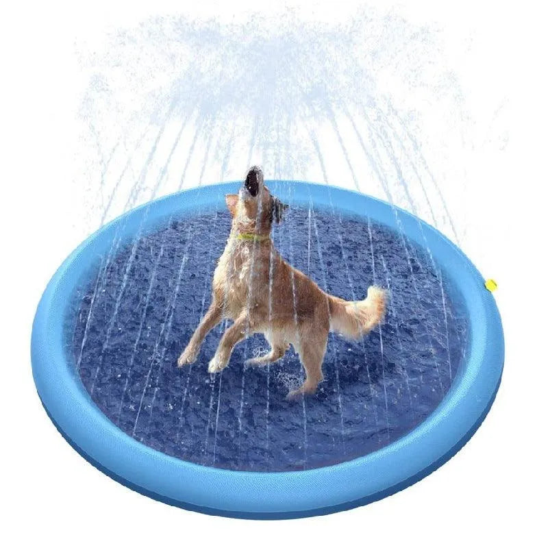 Non-Slip Splash Pad For Kids And Pet Dog Pool Summer Outdoor Water Toys - Bellarte Enchanté Non-Slip Splash Pad For Kids And Pet Dog Pool Summer Outdoor Water Toys