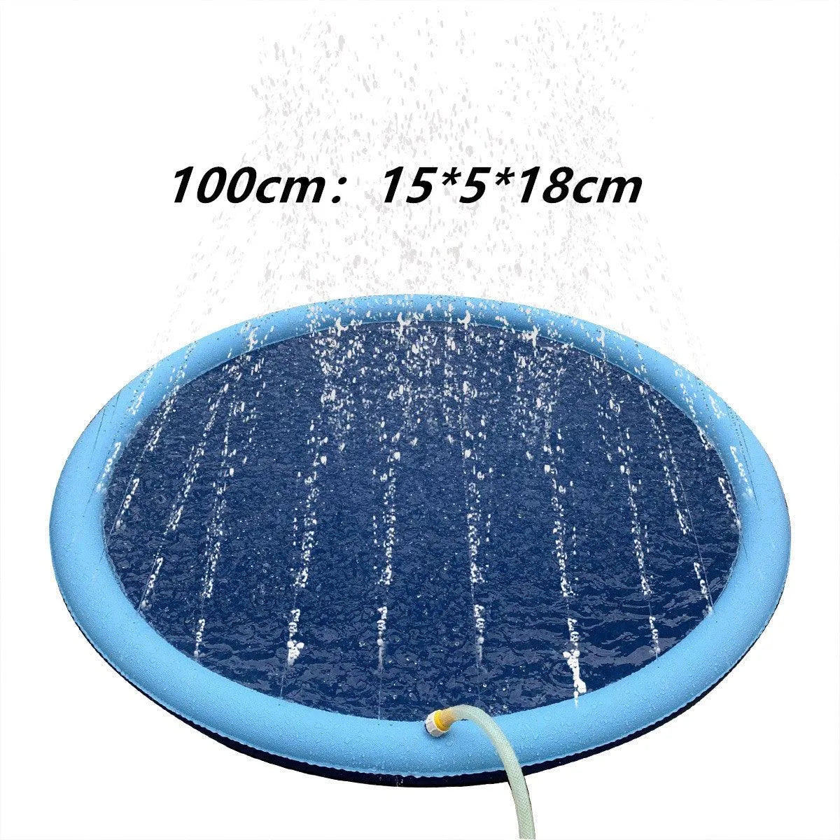 Non-Slip Splash Pad For Kids And Pet Dog Pool Summer Outdoor Water Toys - Bellarte Enchanté Non-Slip Splash Pad For Kids And Pet Dog Pool Summer Outdoor Water Toys