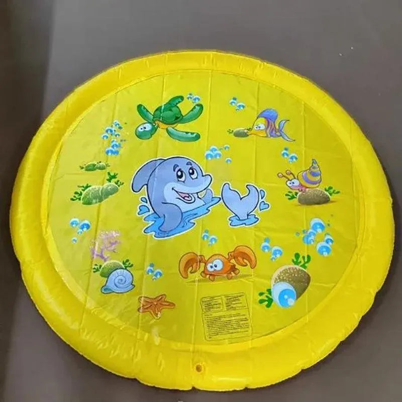 Non-Slip Splash Pad For Kids And Pet Dog Pool Summer Outdoor Water Toys - Bellarte Enchanté Non-Slip Splash Pad For Kids And Pet Dog Pool Summer Outdoor Water Toys