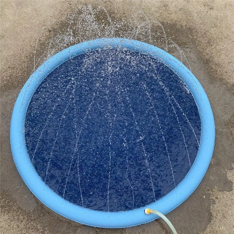 Non-Slip Splash Pad For Kids And Pet Dog Pool Summer Outdoor Water Toys - Bellarte Enchanté Non-Slip Splash Pad For Kids And Pet Dog Pool Summer Outdoor Water Toys
