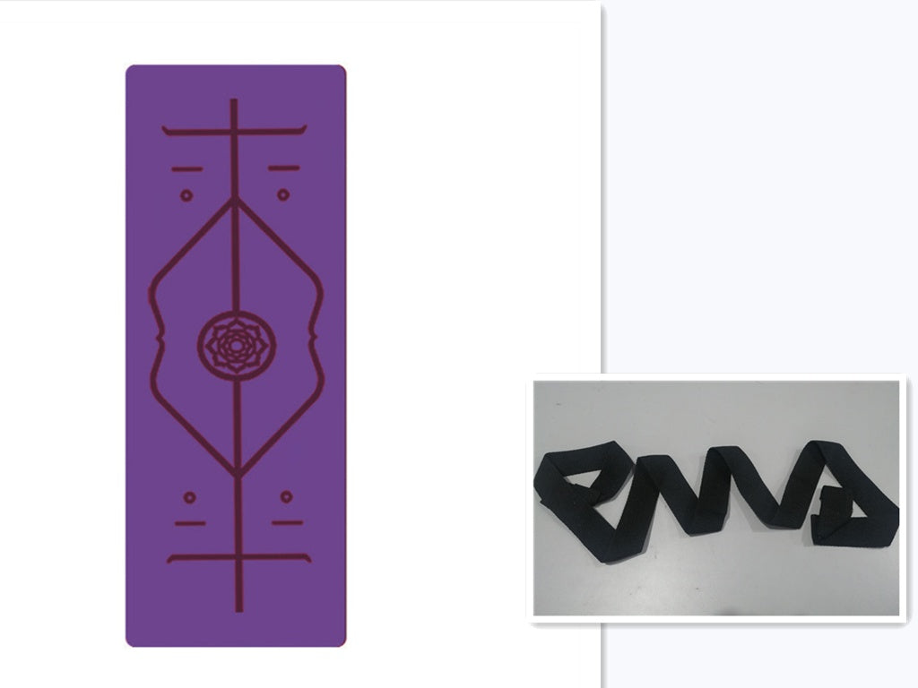 Non Slip TPE Yoga Mat Position Line Beginner - Bellarte Enchanté Non Slip TPE Yoga Mat Position Line Beginner