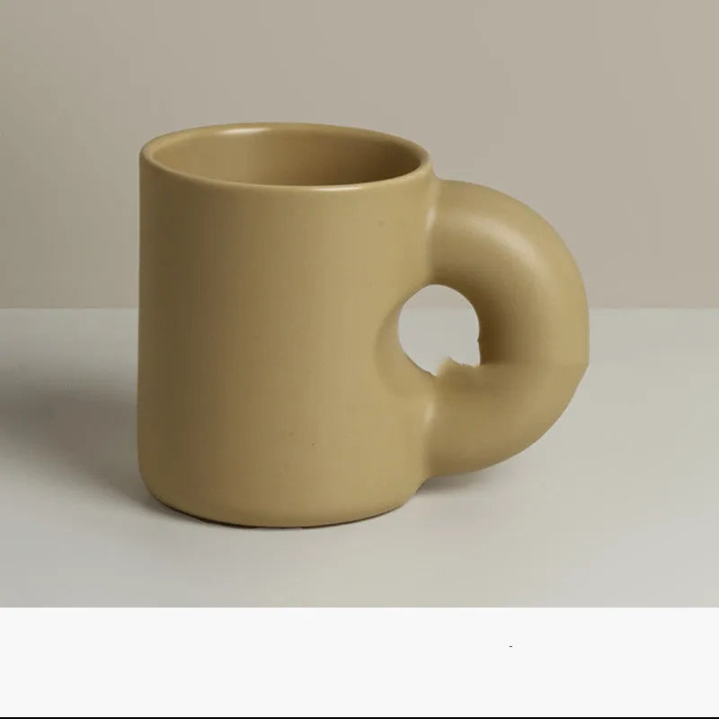Nordic Minimalist Ceramic Mug Fat Mug Set - Bellarte Enchanté Nordic Minimalist Ceramic Mug Fat Mug Set