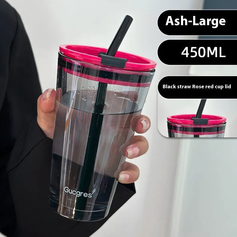Northern Lights Personality Affordable Luxury Rose Red Set Portable Coffee Cup - Bellarte Enchanté Northern Lights Personality Affordable Luxury Rose Red Set Portable Coffee Cup