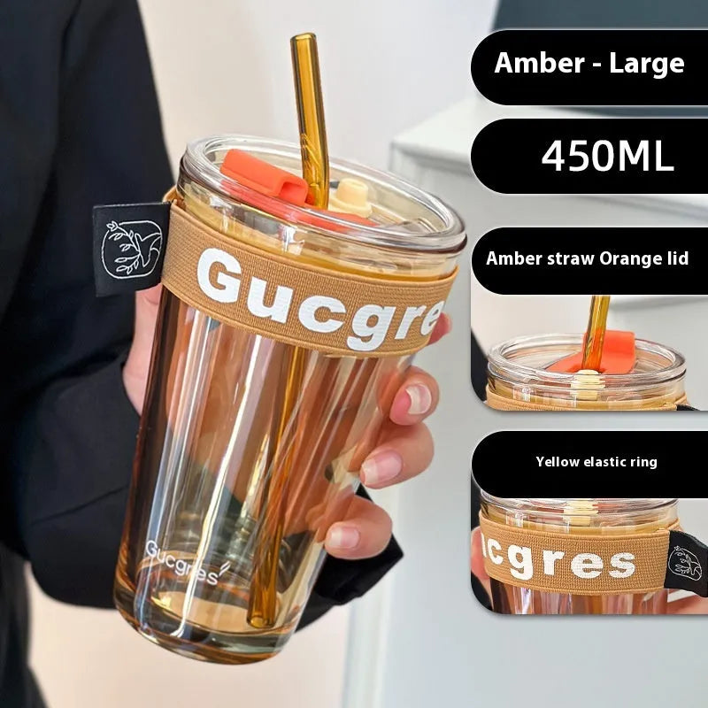 Northern Lights Personality Affordable Luxury Rose Red Set Portable Coffee Cup - Bellarte Enchanté Northern Lights Personality Affordable Luxury Rose Red Set Portable Coffee Cup