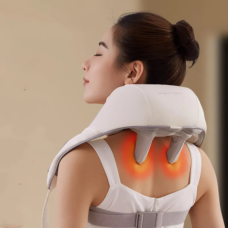 Oblique Muscle Shoulder And Neck Massager Clip Kneading Electric - Bellarte Enchanté Oblique Muscle Shoulder And Neck Massager Clip Kneading Electric