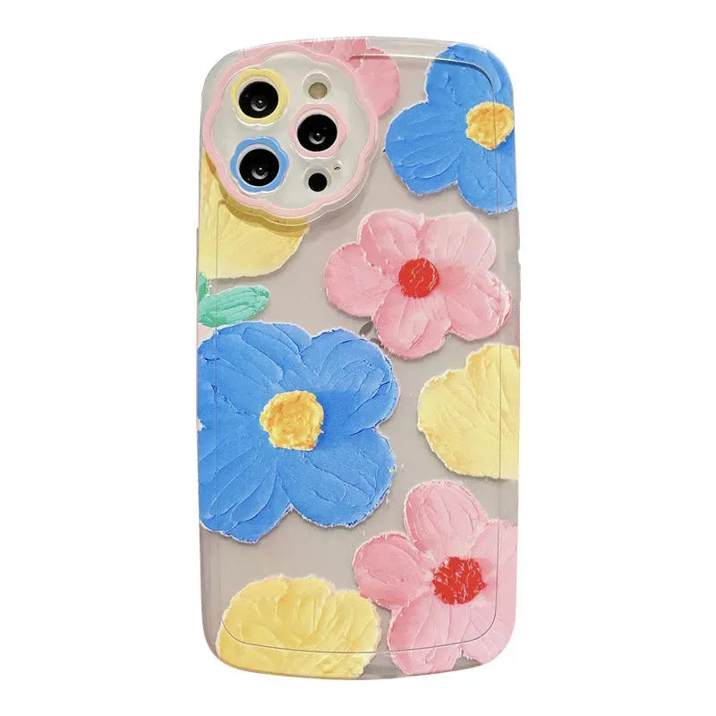 Oil Painting Flower Protective Phone Case - Bellarte Enchanté Oil Painting Flower Protective Phone Case
