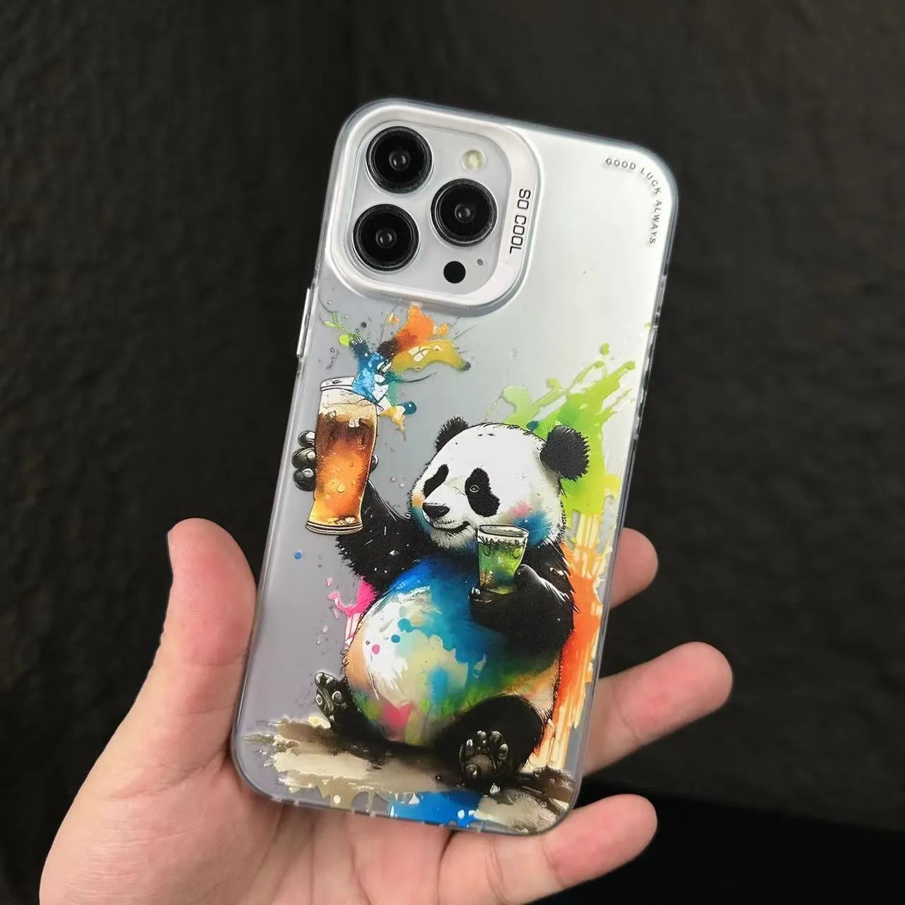 Oil Painting Panda Phone Case - Bellarte Enchanté Oil Painting Panda Phone Case