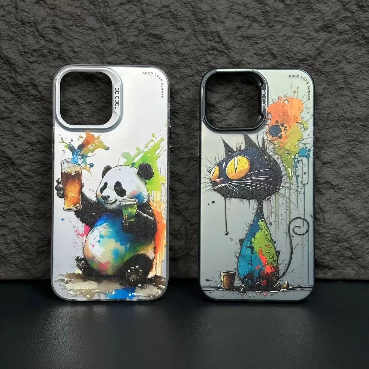 Oil Painting Panda Phone Case - Bellarte Enchanté Oil Painting Panda Phone Case