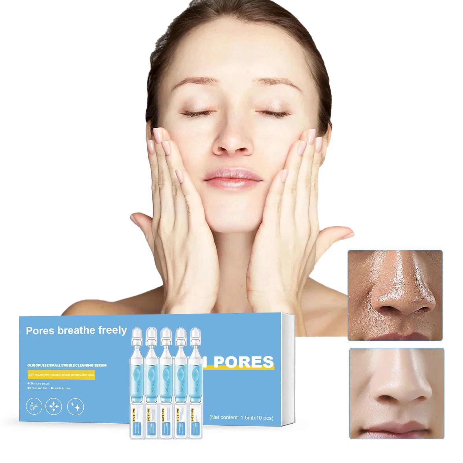 Oligopeptide Small Bubbles Clean Deep Skin Cleaning Pore Acne Cleanser Firming Pores - Bellarte Enchanté Oligopeptide Small Bubbles Clean Deep Skin Cleaning Pore Acne Cleanser Firming Pores