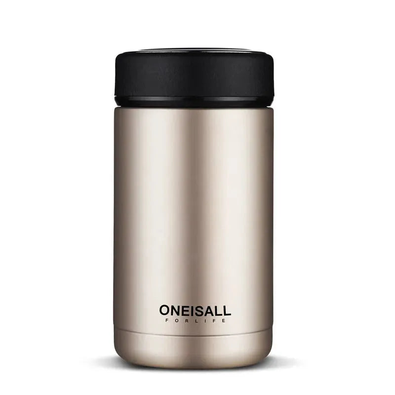 ONE IS ALL Men Gift Bottles 400ml Insulated Cup 304 Stainless Steel Mug Water Bottle Vacuum Flask Coffee Wine Mug - Bellarte Enchanté ONE IS ALL Men Gift Bottles 400ml Insulated Cup 304 Stainless Steel Mug Water Bottle Vacuum Flask Coffee Wine Mug
