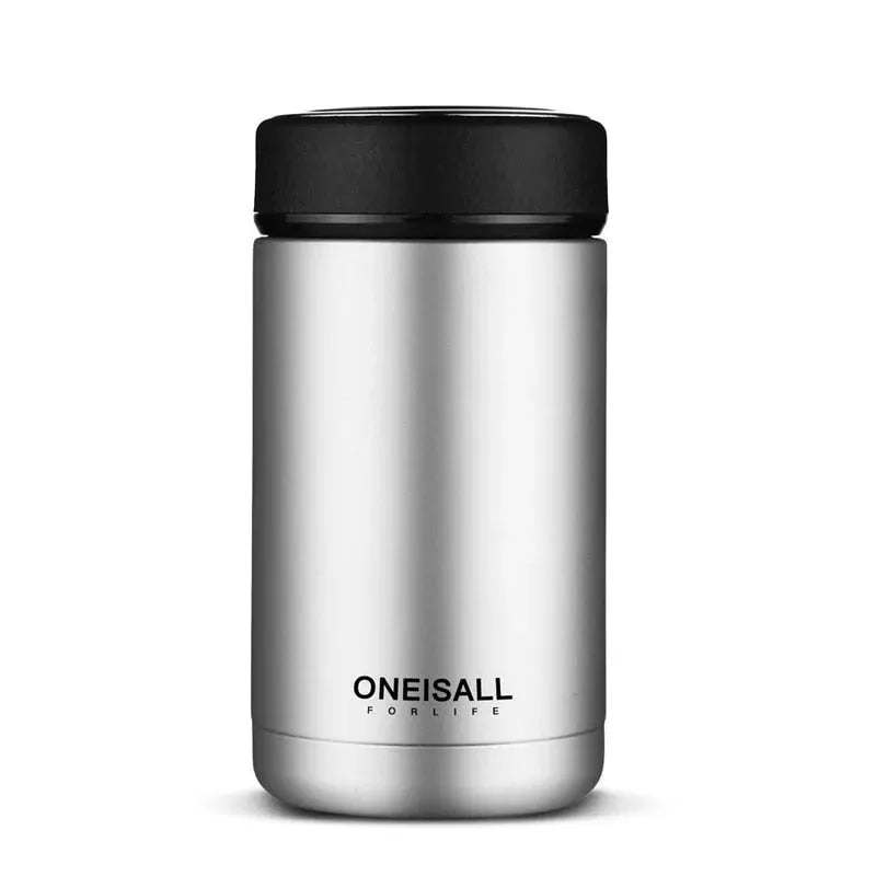 ONE IS ALL Men Gift Bottles 400ml Insulated Cup 304 Stainless Steel Mug Water Bottle Vacuum Flask Coffee Wine Mug - Bellarte Enchanté ONE IS ALL Men Gift Bottles 400ml Insulated Cup 304 Stainless Steel Mug Water Bottle Vacuum Flask Coffee Wine Mug