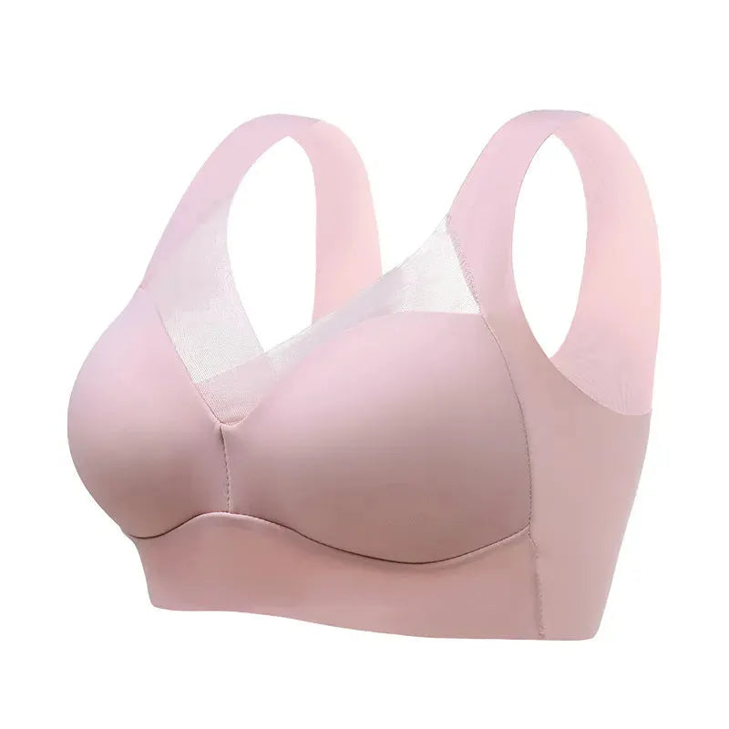 One-piece Fixed Cup Beauty Back Underwear Female Lace Back Shaping Safety Seamless - Bellarte Enchanté One-piece Fixed Cup Beauty Back Underwear Female Lace Back Shaping Safety Seamless
