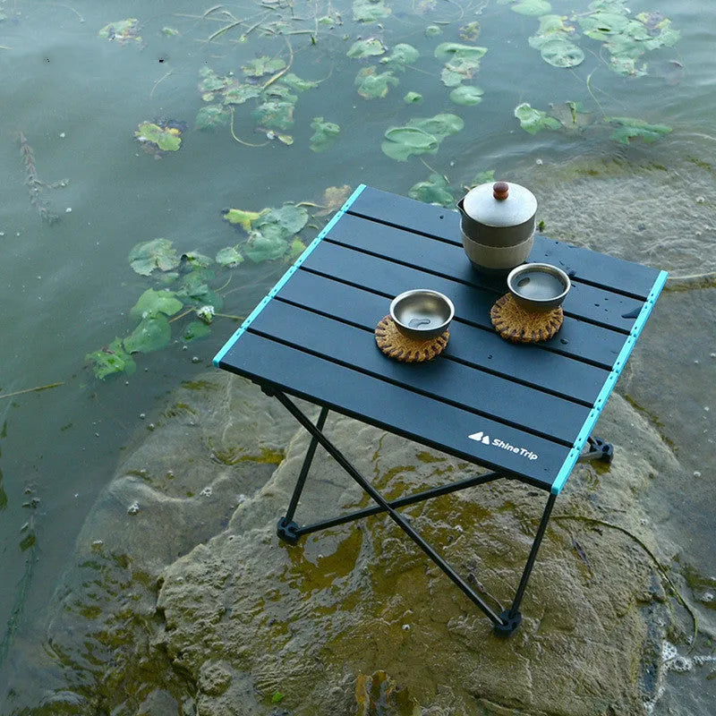 Outdoor Aluminum Alloy Fast Group Folding Table - Bellarte Enchanté Outdoor Aluminum Alloy Fast Group Folding Table