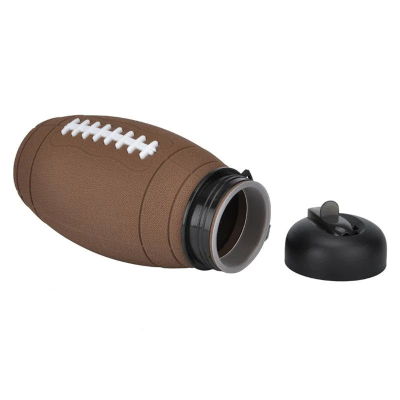 Outdoor Collapsible Sports Water Bottle Reusable Leak-proof Portable Football Water Bottle For All Sports - Bellarte Enchanté Outdoor Collapsible Sports Water Bottle Reusable Leak-proof Portable Football Water Bottle For All Sports
